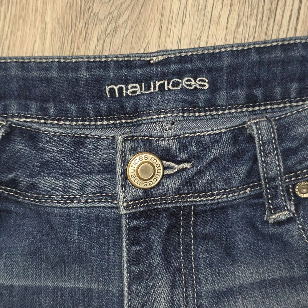 Retro Vibes! Maurices Vintage Darkwash Petite Bootcut Jeans Size 8 Short - Picture 3 of 8